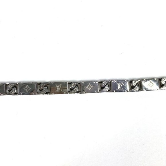 LOUIS VUITTON M0921L Bracelet-Monogram Tied Up Accessories Bracelet Metal Silver - Picture 2 of 8